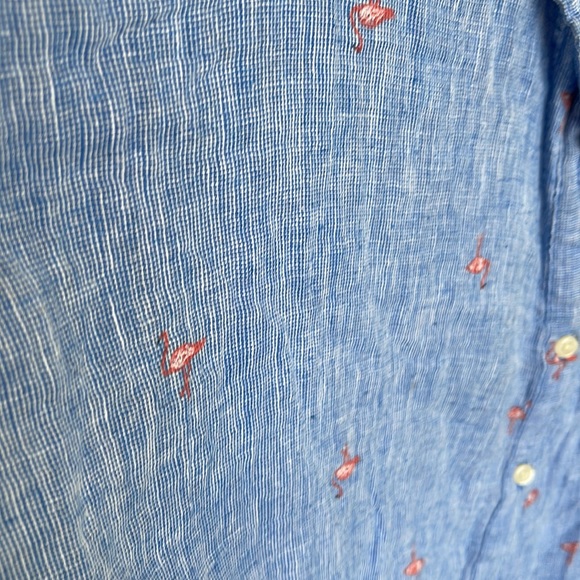 Old navy linen button up - Picture 3 of 5